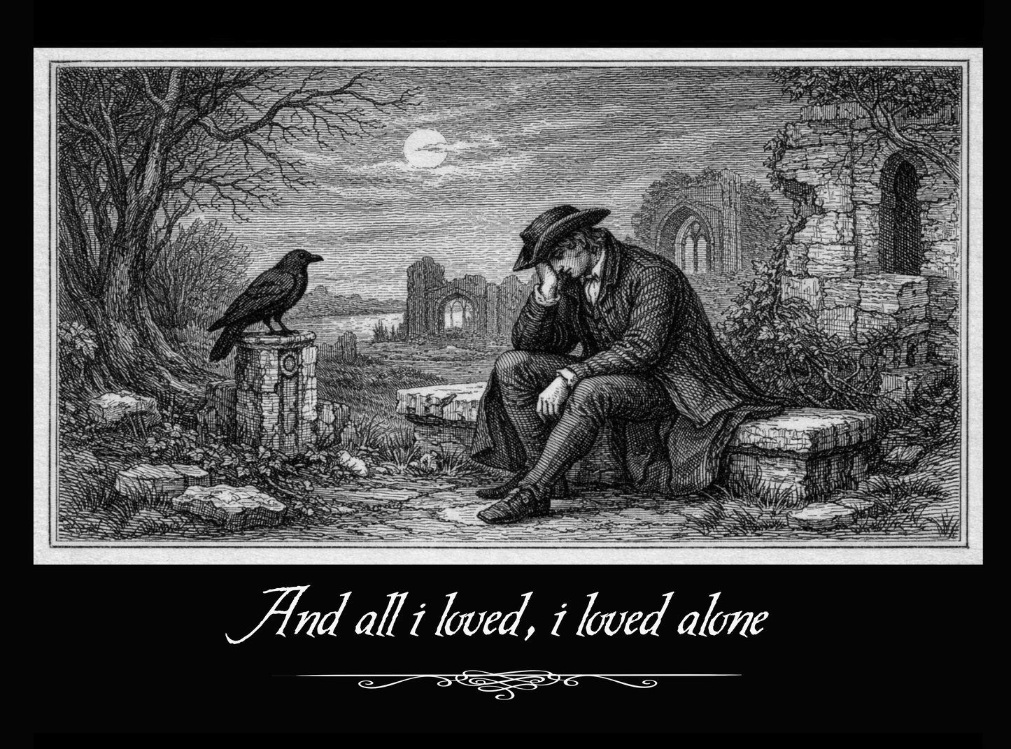 Poe Unisex Heavy Cotton Tee