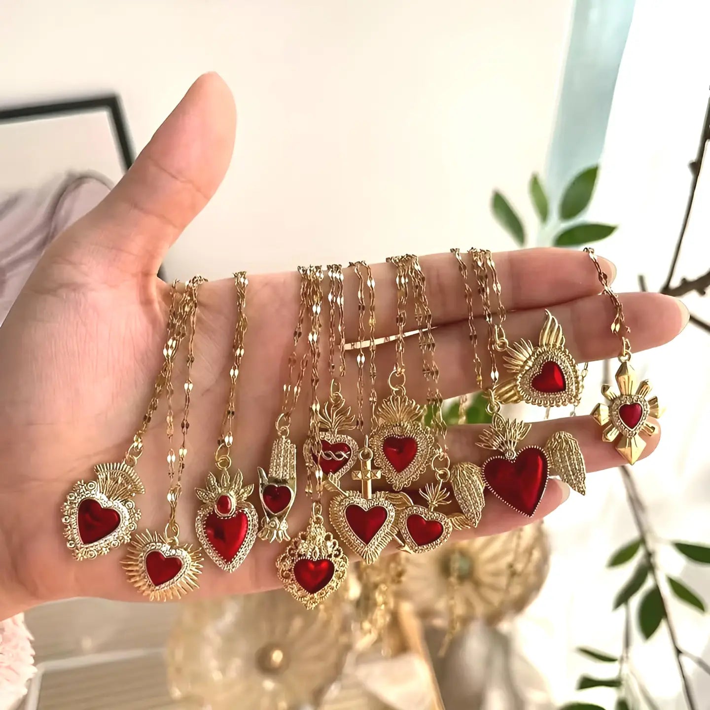 Sacred Heart Halskette 10