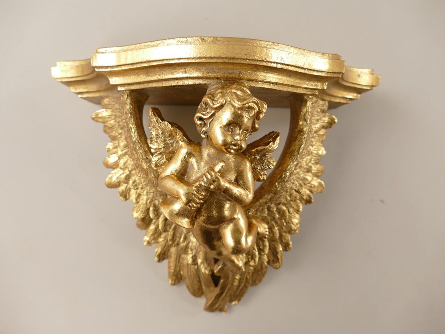 Wandkonsole Polystein GOLD 21x24cm