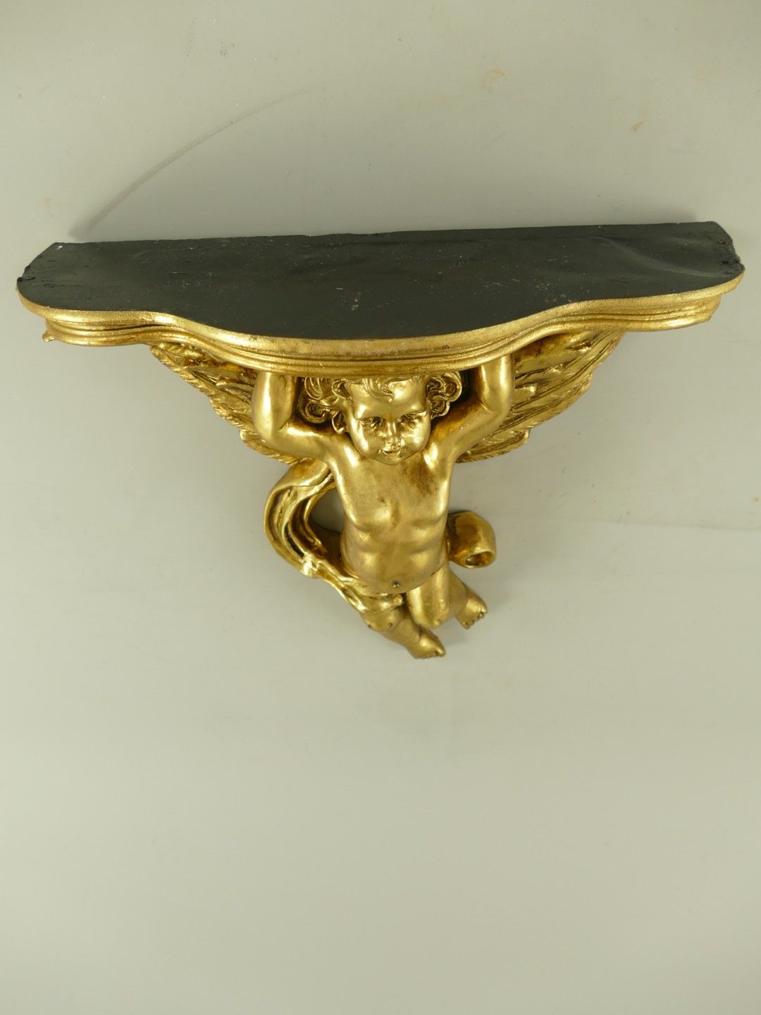 Wandkonsole Polystein GOLD 37x38cm