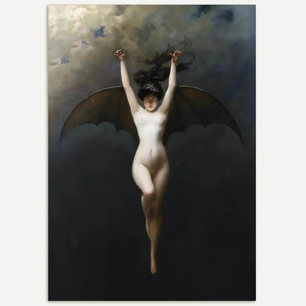 Kunstdruck Bat Lady