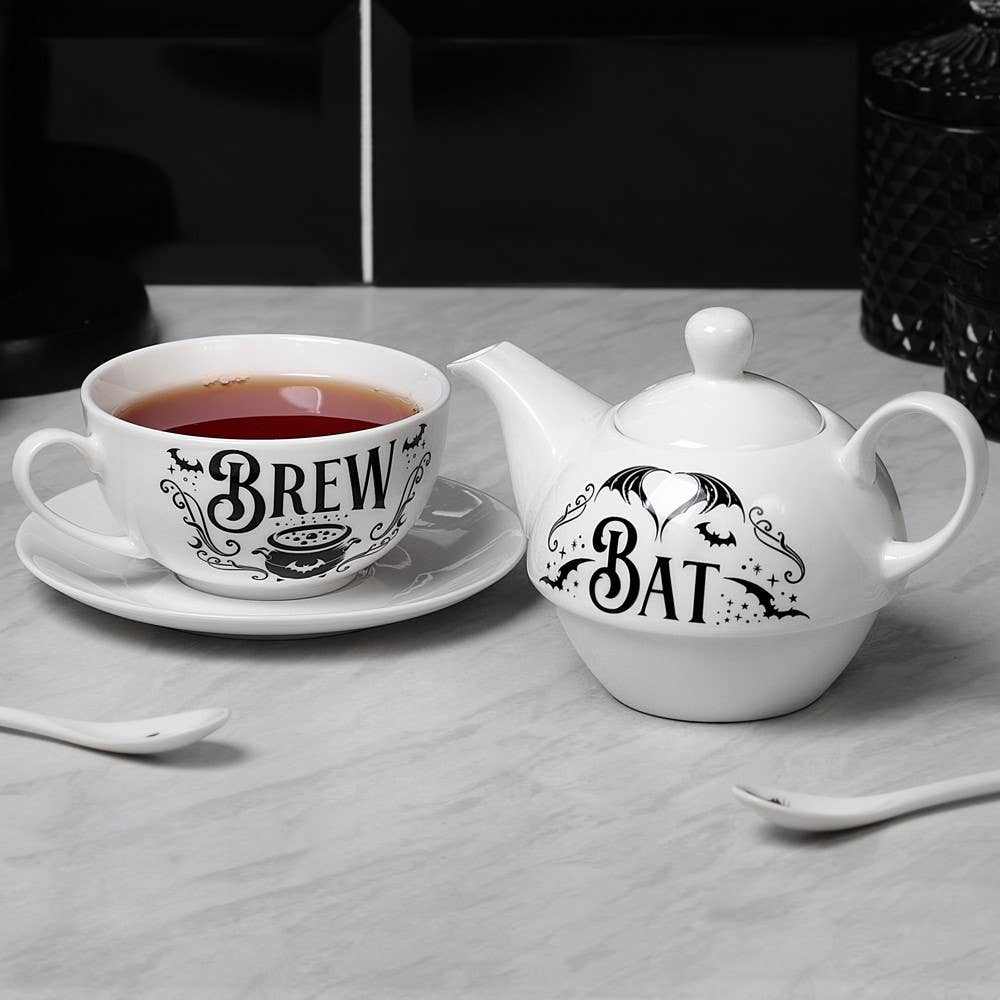 Fledermaus-Brew Keramik-Tee-Set