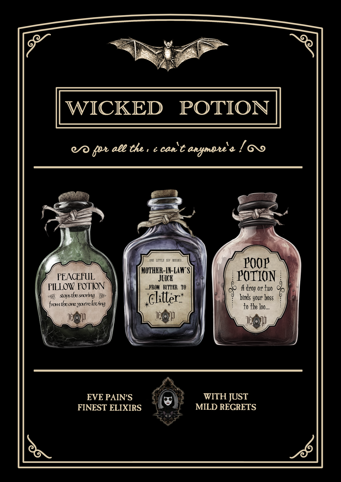 Wicked Potion Hoodie Größe L