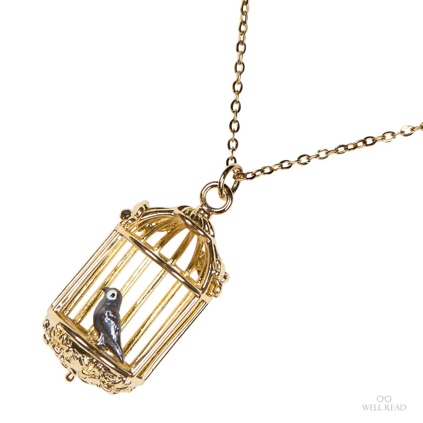 Jane Eyre Gold Buchliebhaber-Anhänger Halskette