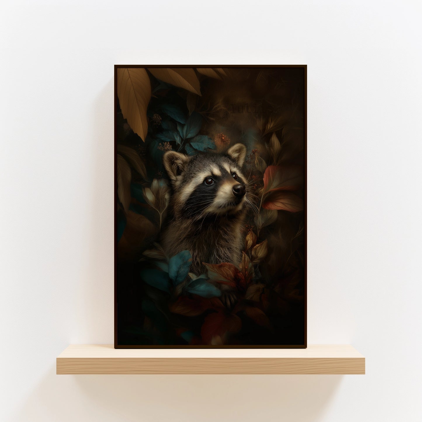 Kunstdruck Waschbär 30 x 40