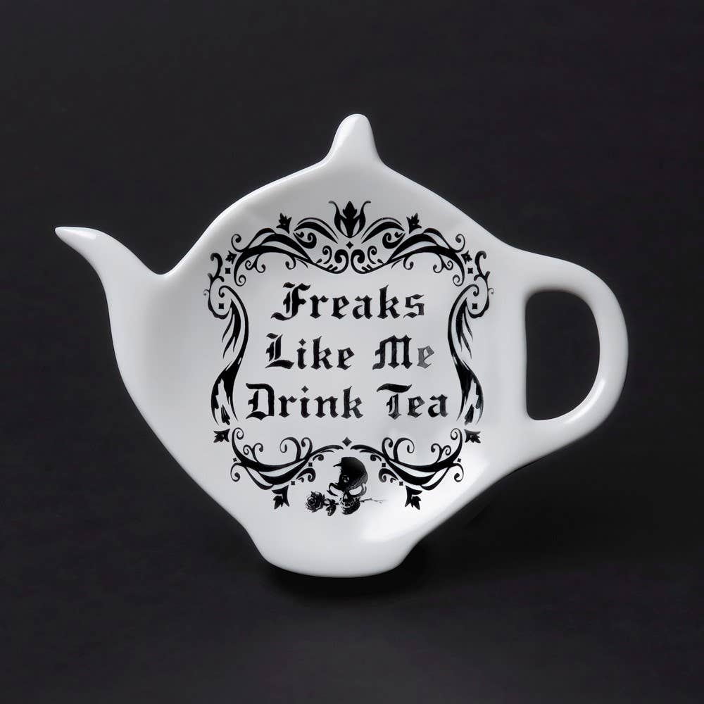 Freaks wie ich trinken Tee: Teelöffelhalter/-ablage
