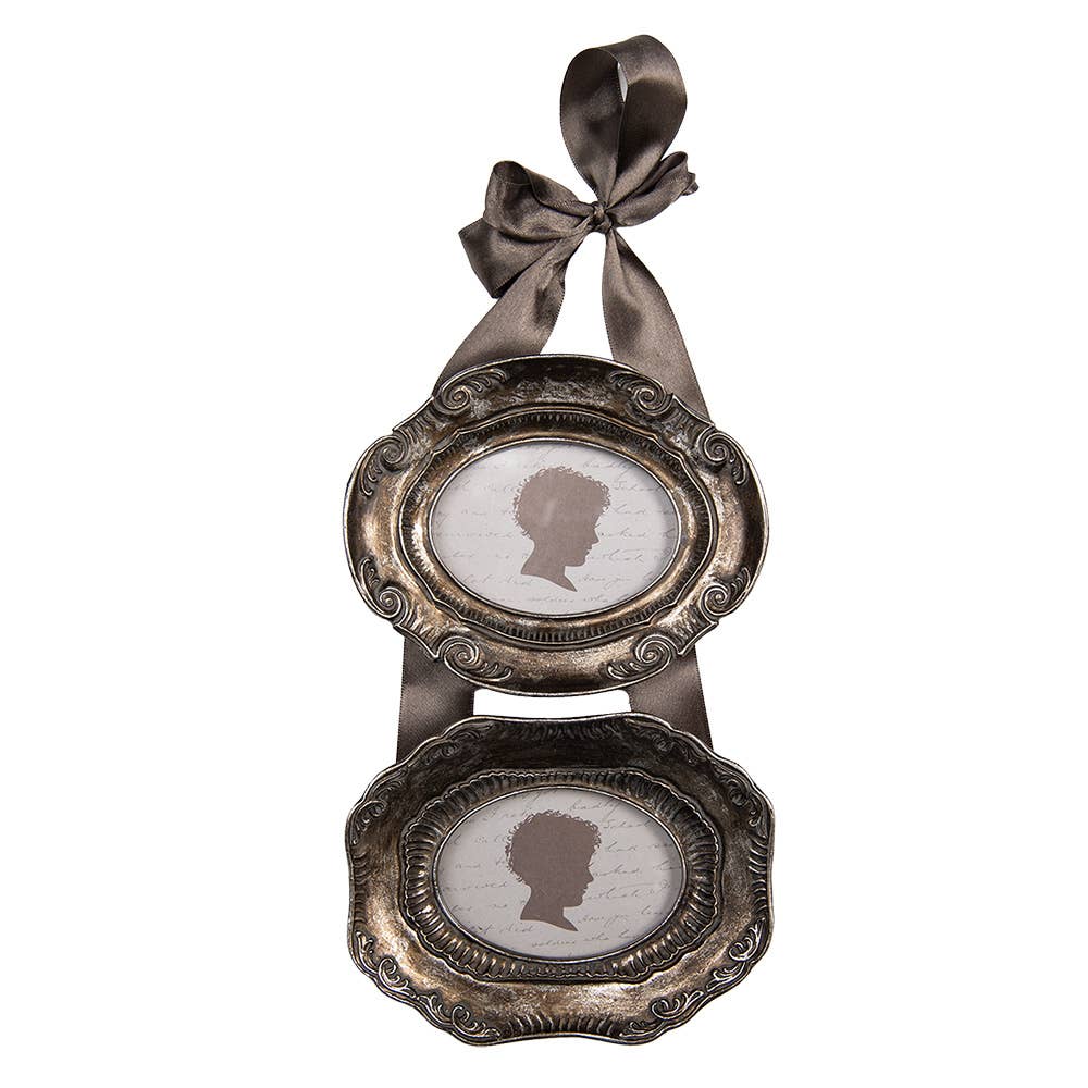 Bilderrahmen 9×7 cm, silberfarben, Kunststoff