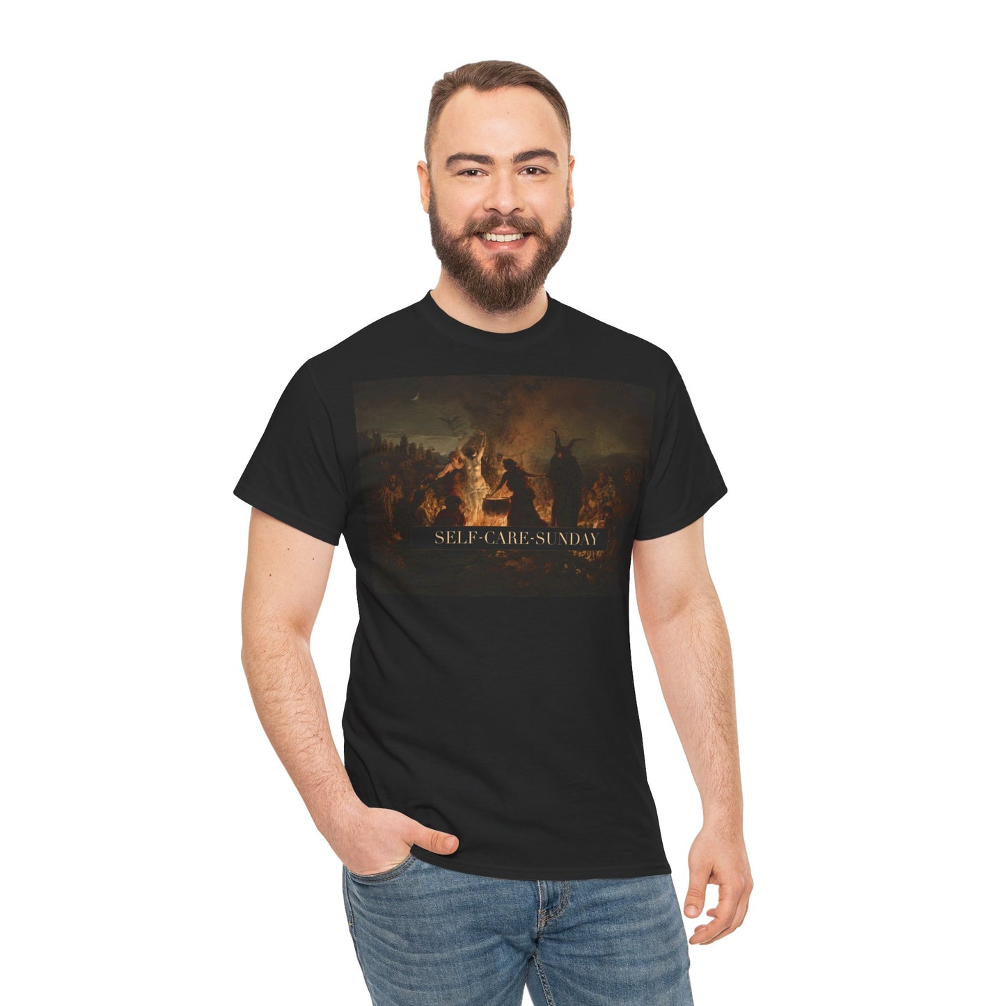 Self-Care-Sunday Unisex Heavy Cotton Tee