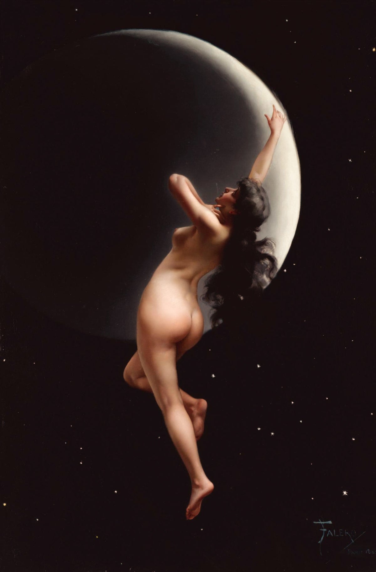 Kunstdruck Moon Nymph