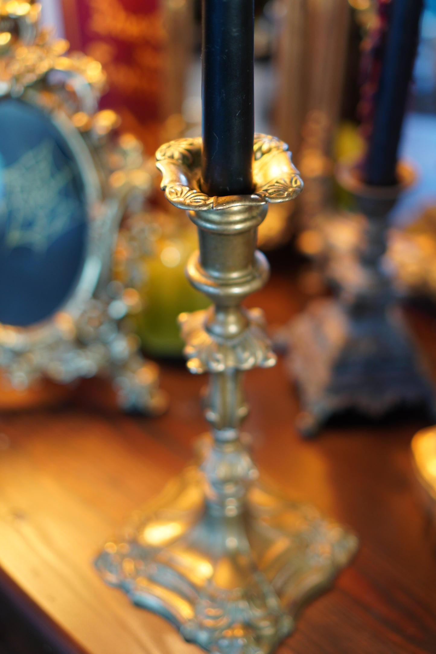 Kerzenständer Messing 23cm