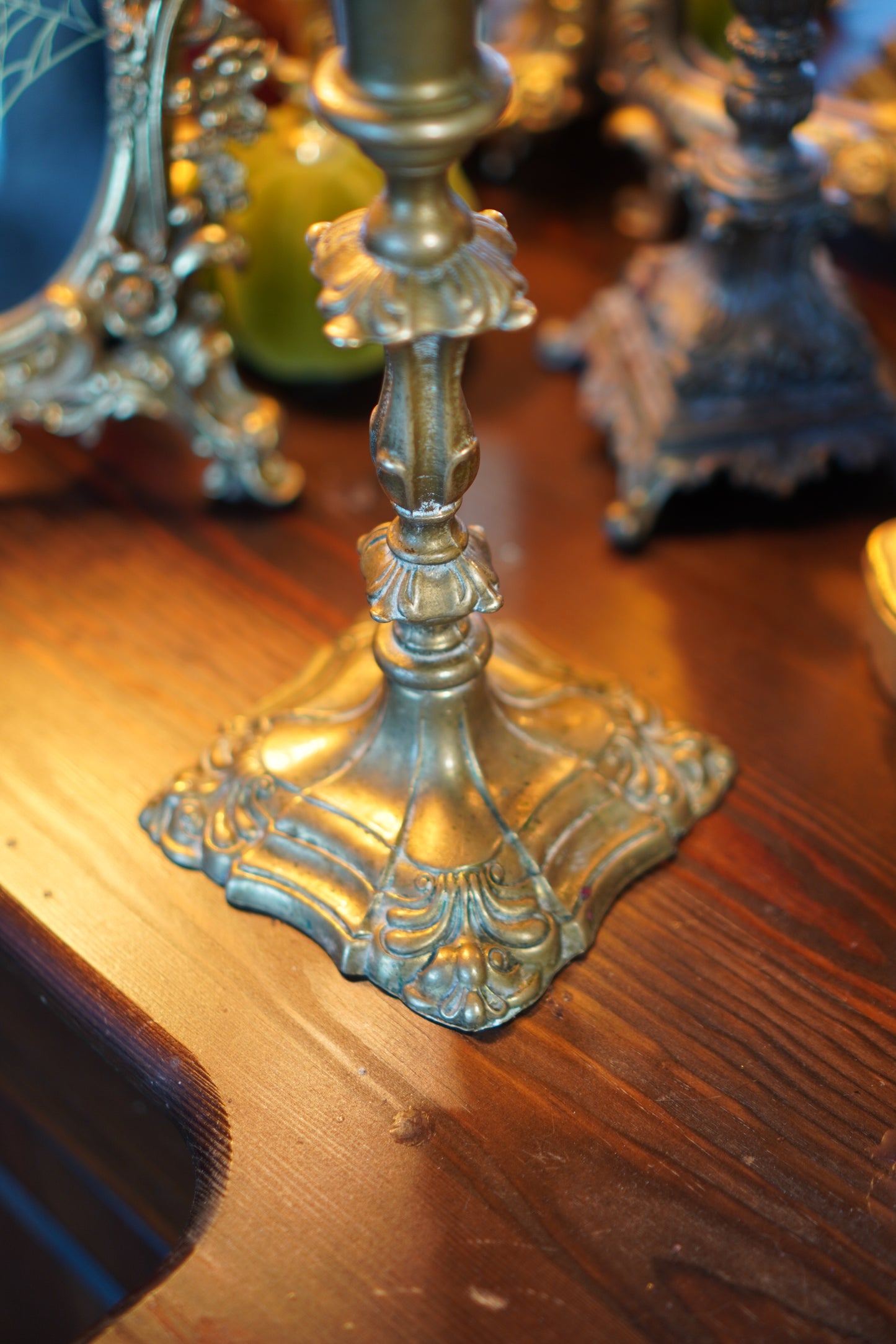 Kerzenständer Messing 23cm