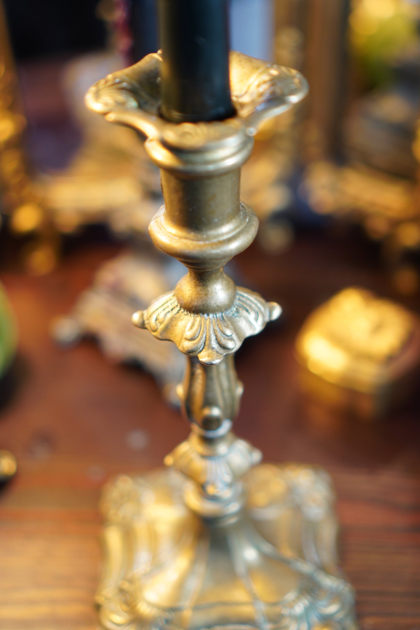 Kerzenständer Messing 23cm