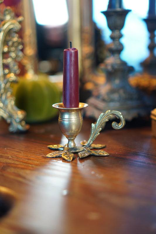 Kerzenständer Blätter