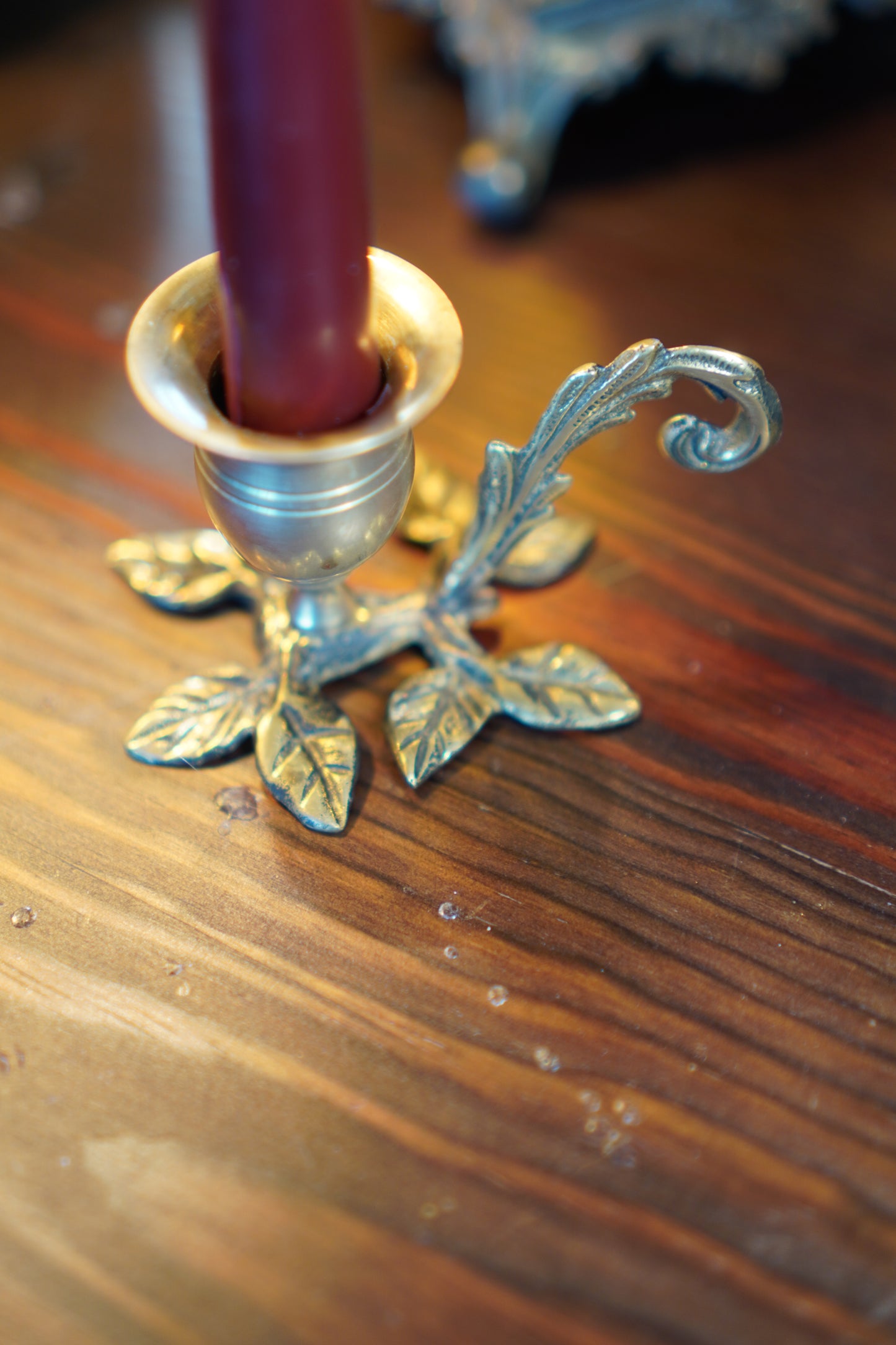 Kerzenständer Blätter