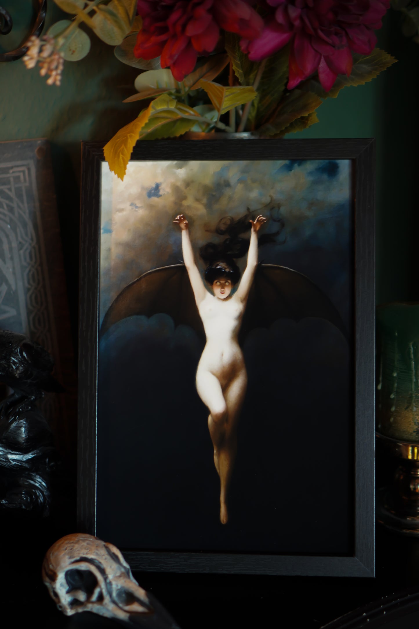 Kunstdruck Bat Lady