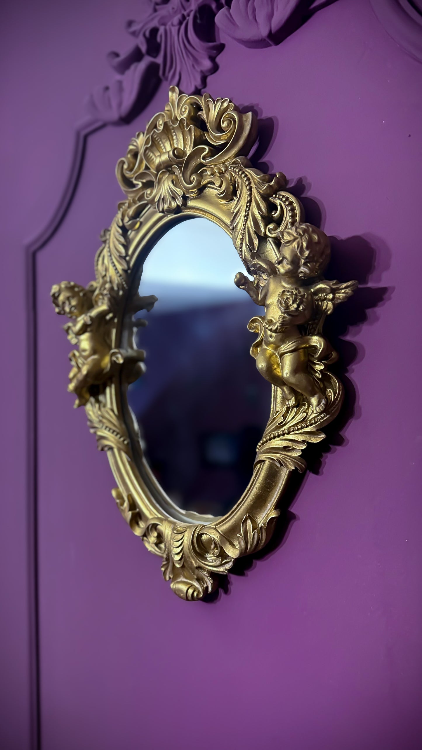 Wandspiegel Polystein GOLD 49x36cm