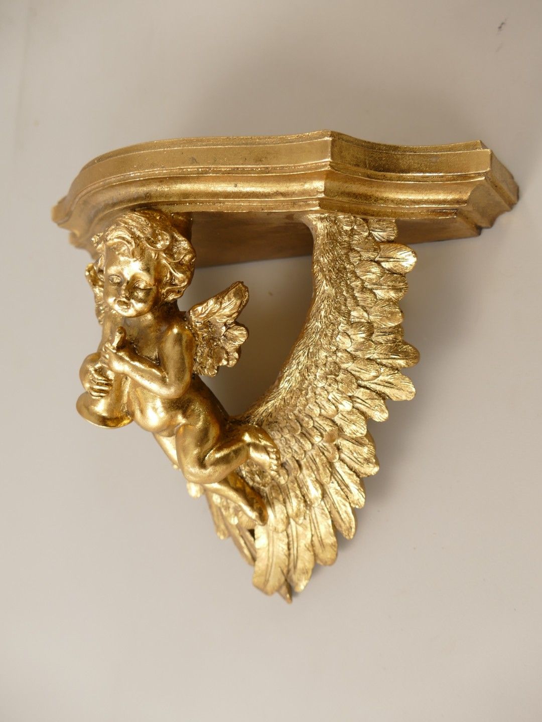 Wandkonsole Polystein GOLD 21x24cm