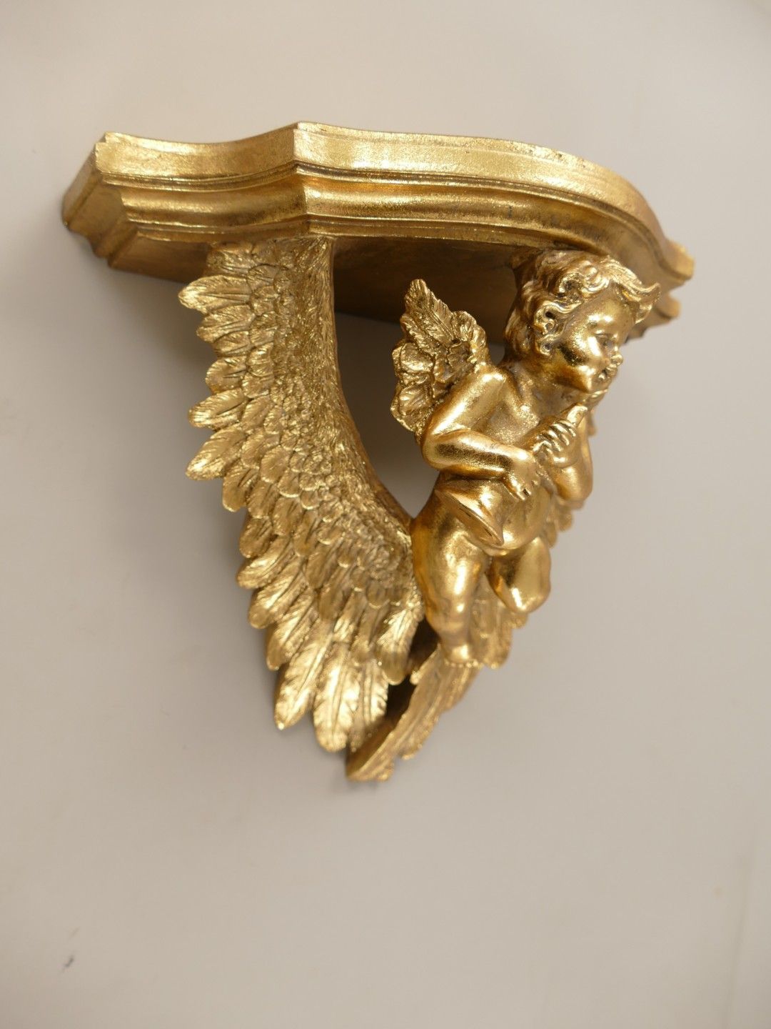 Wandkonsole Polystein GOLD 21x24cm