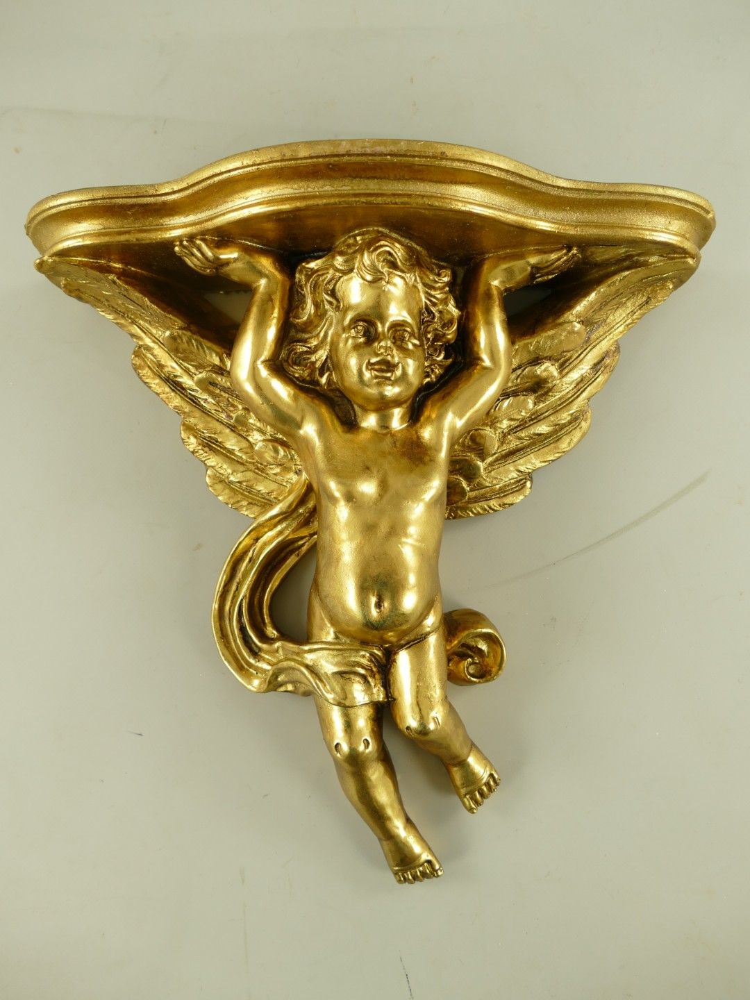 Wandkonsole Polystein GOLD 37x38cm