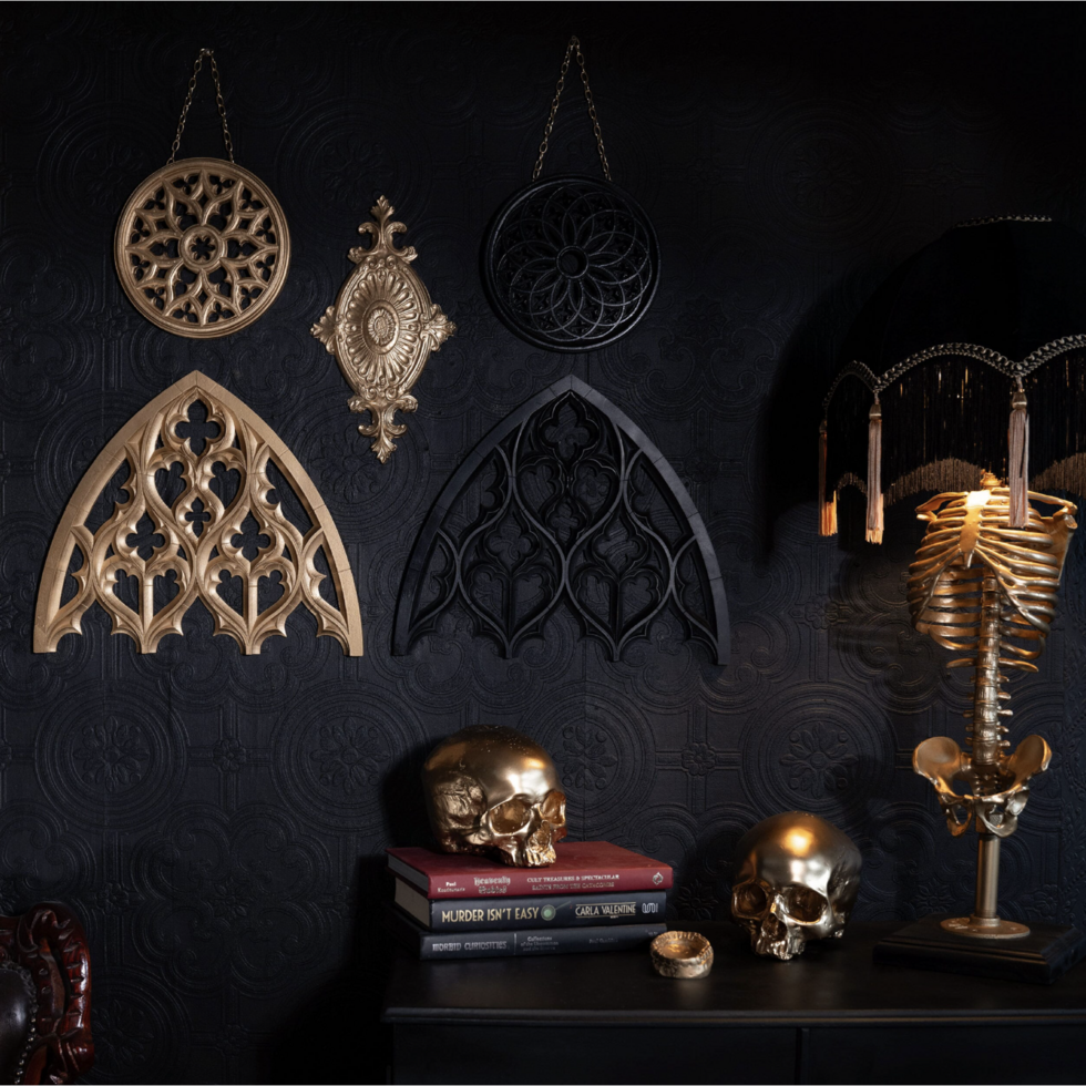 OSIRIS - GOTHIC ARCH WALL DECOR GOLD