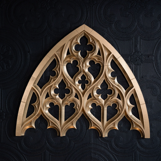 OSIRIS - GOTHIC ARCH WALL DECOR GOLD