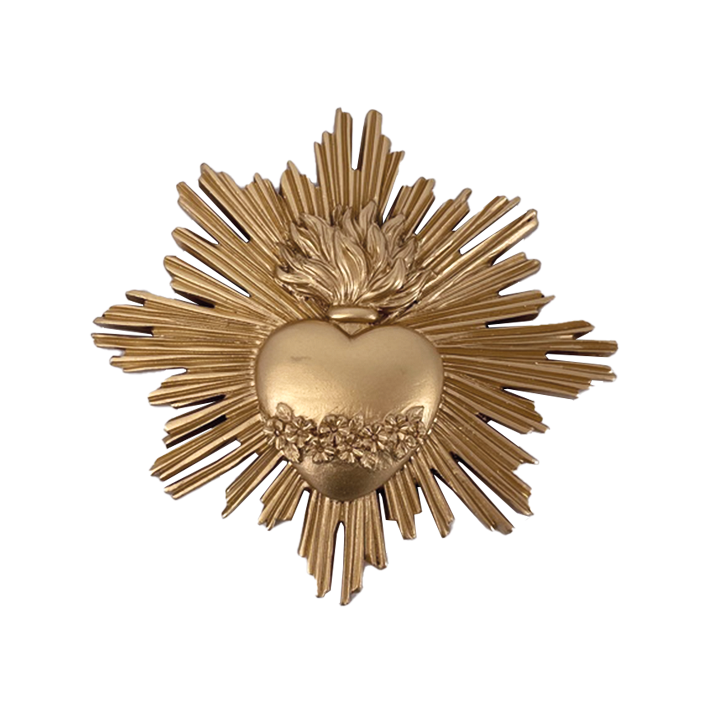 Sacred Heart gold 14,5 x 13,5 cm