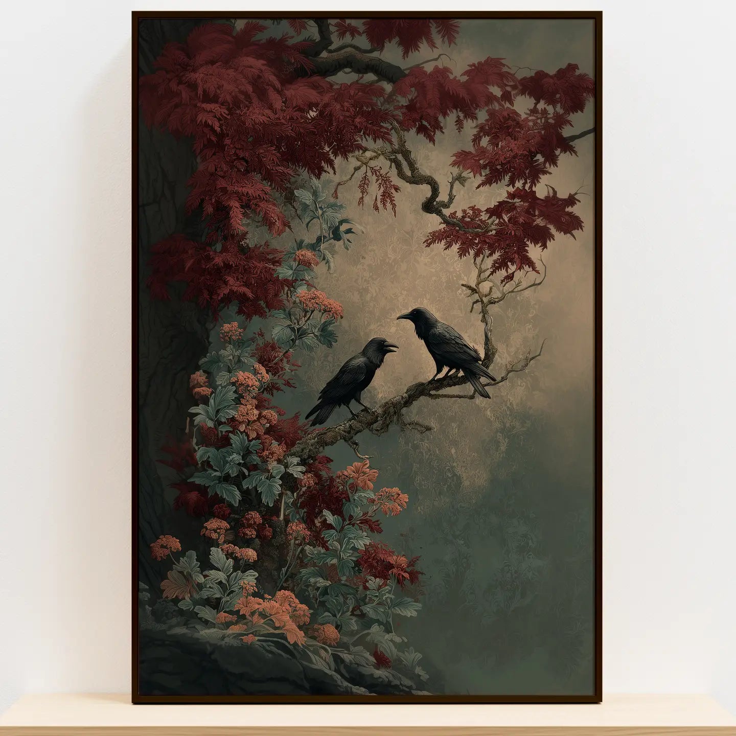 Kunstdruck Raben 30 x 40