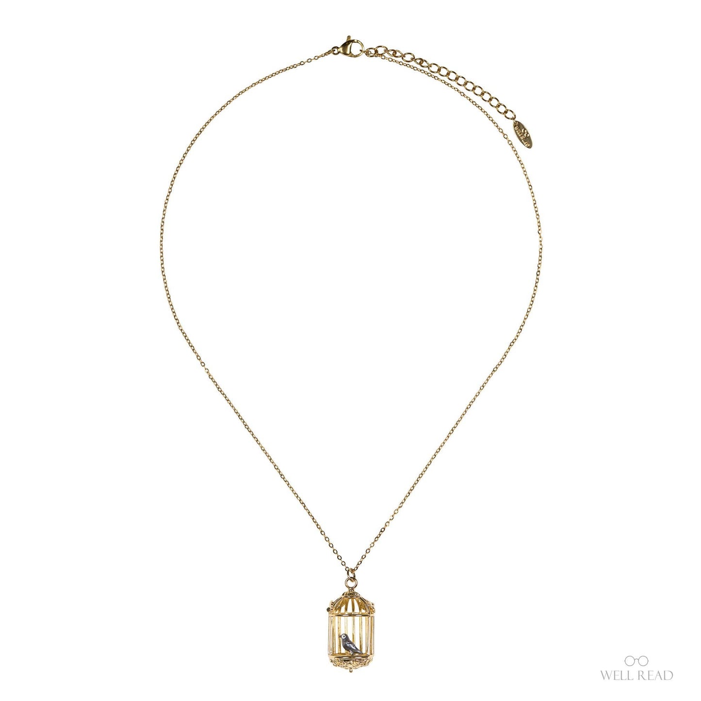 Jane Eyre Gold Buchliebhaber-Anhänger Halskette