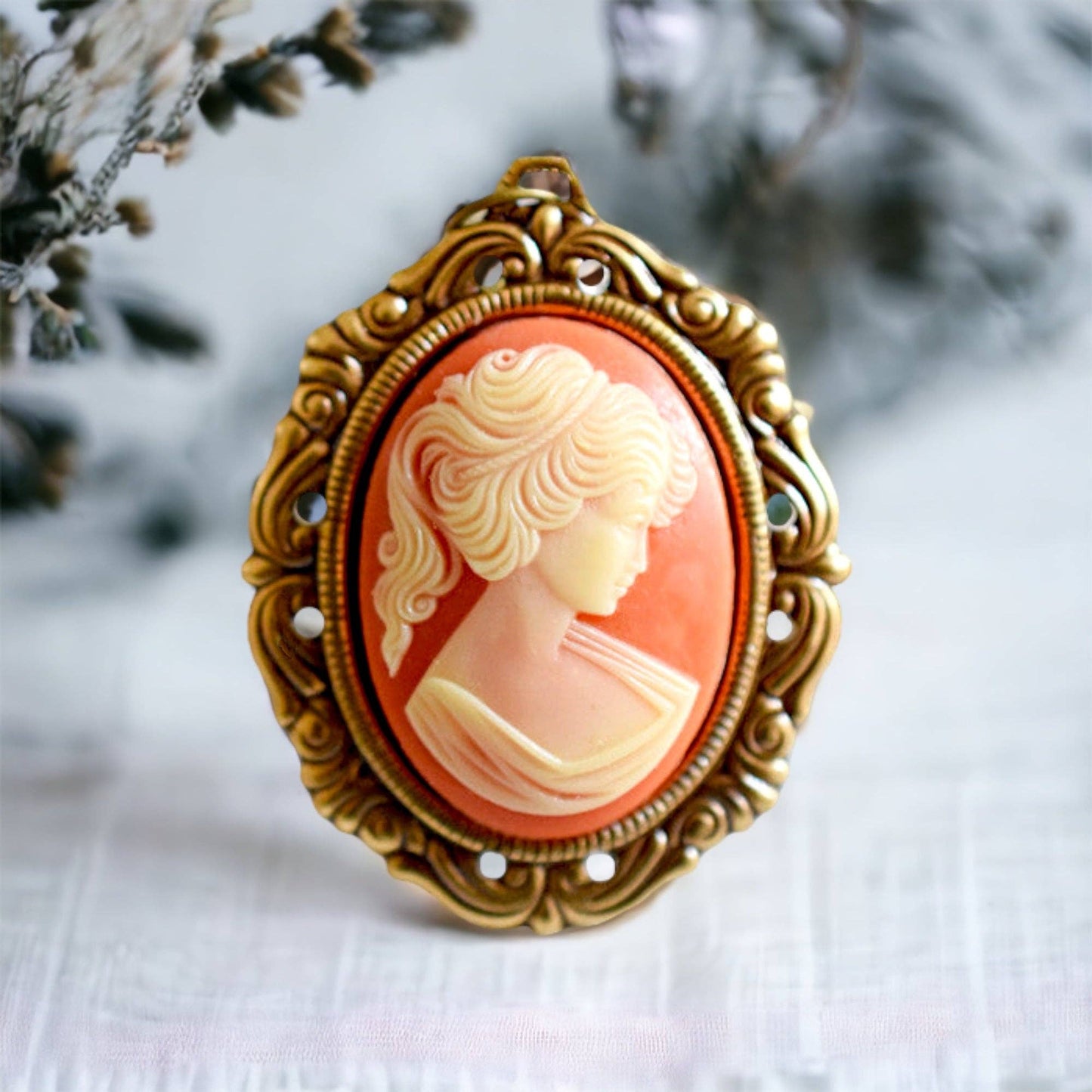 Barock Lady Kamee Halskette